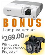 Epson EMP-S5 Projector Lamp Promotion
