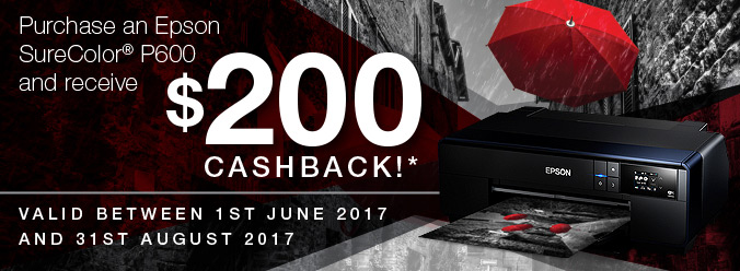 Epson SureColor SC-P600 $200 Cashback Promotion