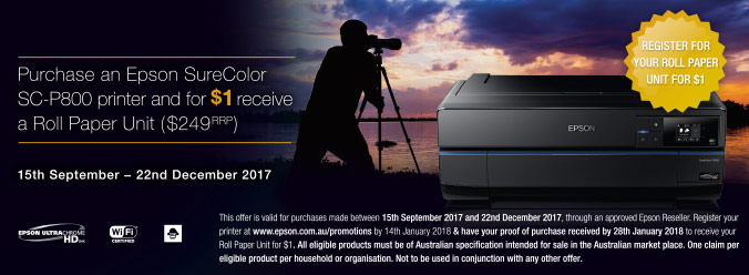 Epson SureColor SC-P800 Promotion