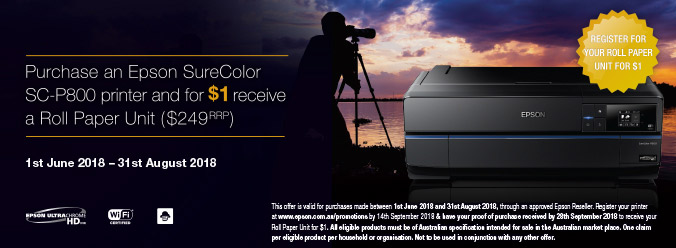Epson SureColor SC-P800 Promotion