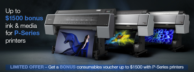 Epson SureColor P-Series Up To $1,500 Bonus Voucher Promotion